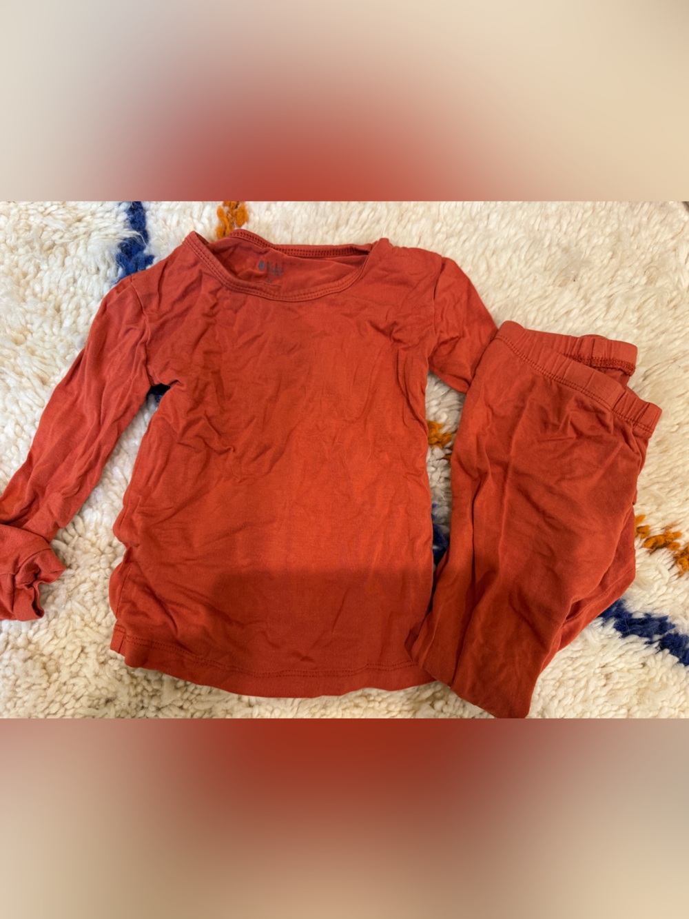 Kyte BABY Orange Toddler Pajamas 2T